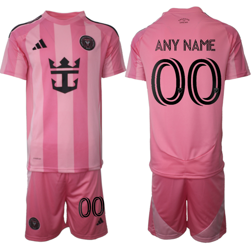 Men 2025-2026 Club Inter Milan CF home Pink customized Soccer Jersey->nfl hats->Sports Caps